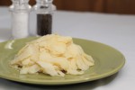 .125 inch slice Russet Skin On Potatoes