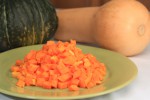 2lb Bag Raw Dice Half Inch Butternut Squash No Skin