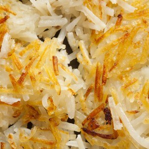 Fresh Homemade Hash Browns to eat for breakfast
